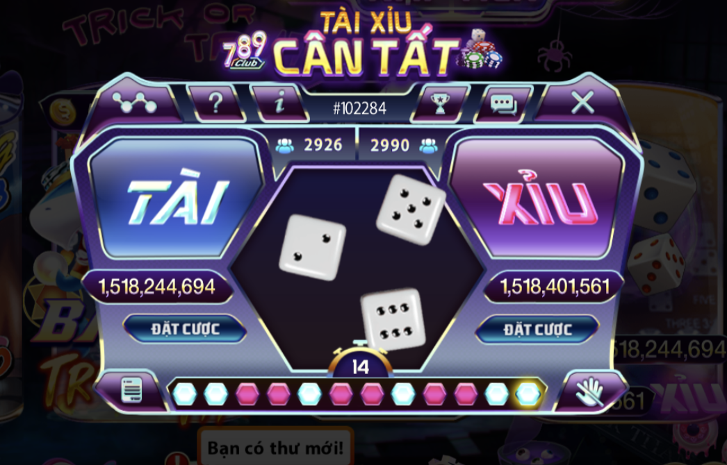 Nắm trong tay bí kíp chơi game bai doi thuong Tài xỉu 789club