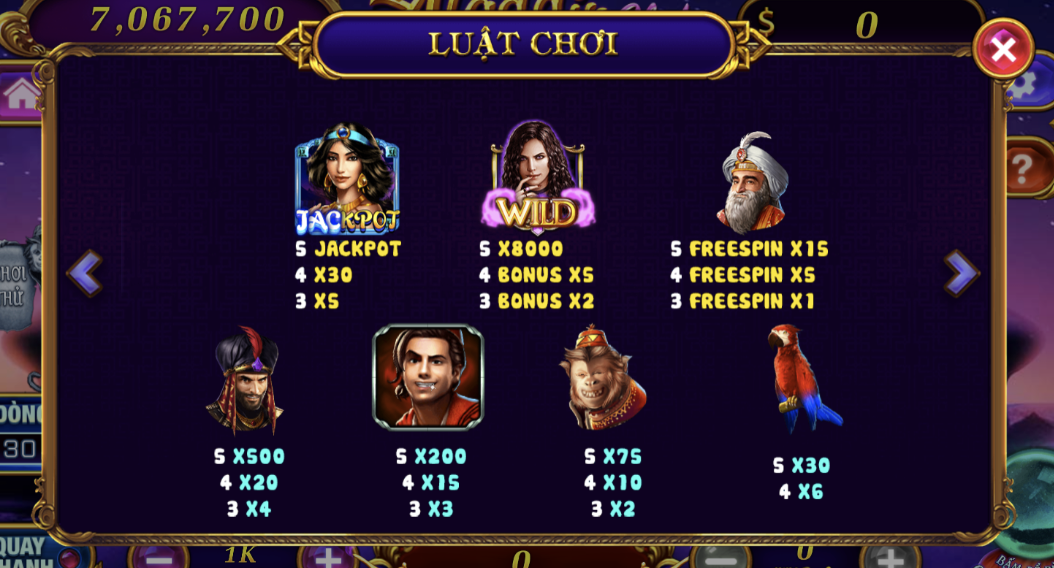 Cùng 789club trải nghiệm game bai doi thuong Aladin cực hấp dẫn