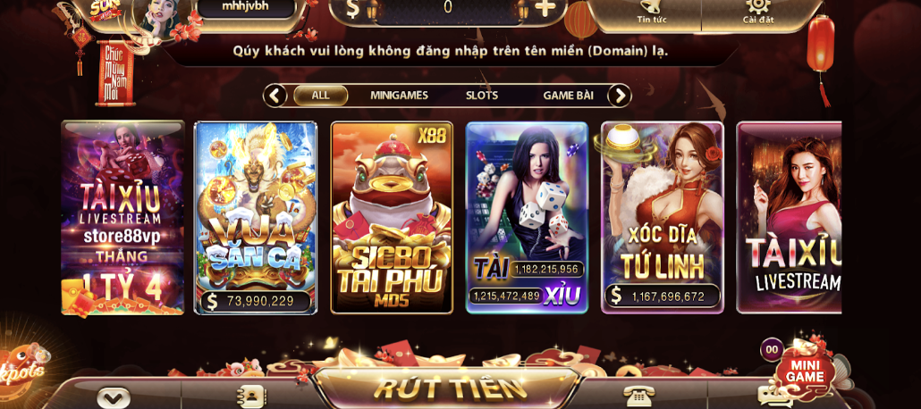 Hấp dẫn với khuyến mãi hoàn tiền 100% với game bai doi thuong Sunwin