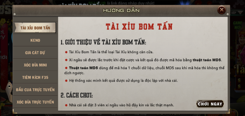 Tài xỉu bom tấn – Game bai doi thuong đang bùng cháy tại B52