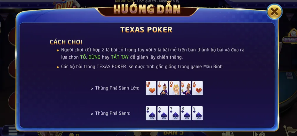 Mánh khoé giúp chiến thắng khi đánh bài đổi thưởng Poker Rikvip